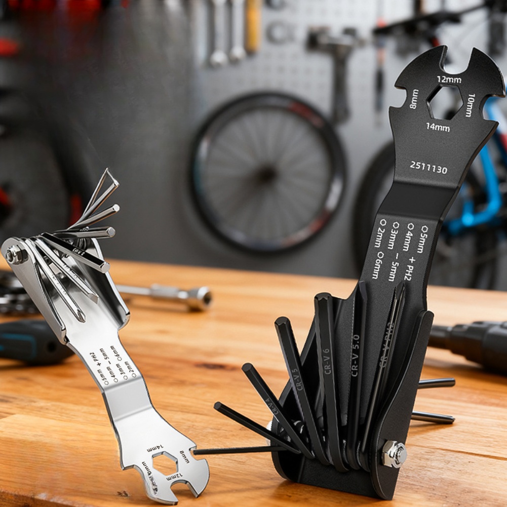 Hand Tools And Workshop Equipment - Clé hexagonale pliante multifonctionnelle, couple élevé,